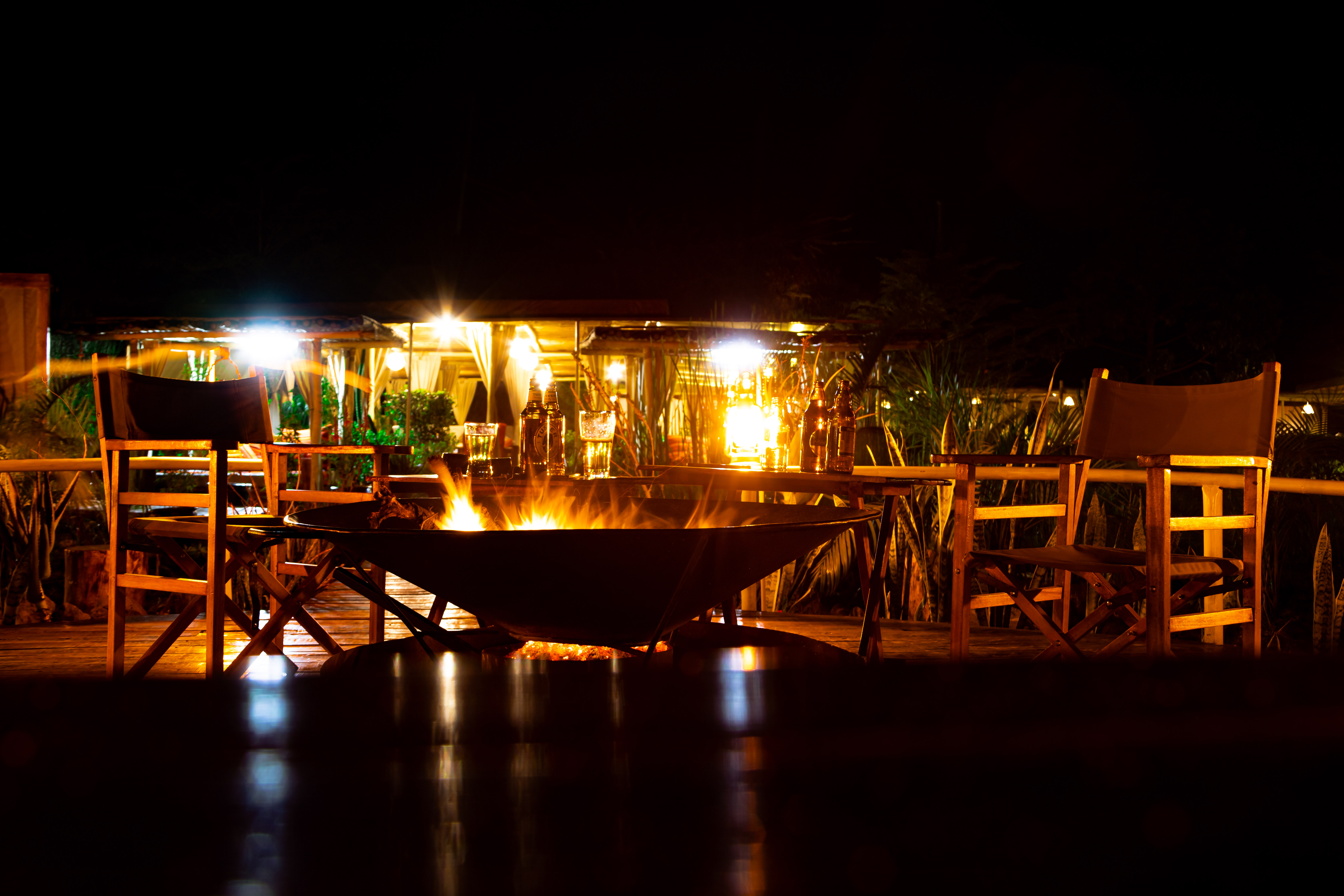 ZEBRA PLAINS MARA CAMP FIRE PLACE