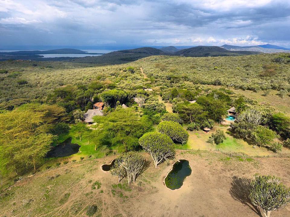 Chui Lodge,Aerial View