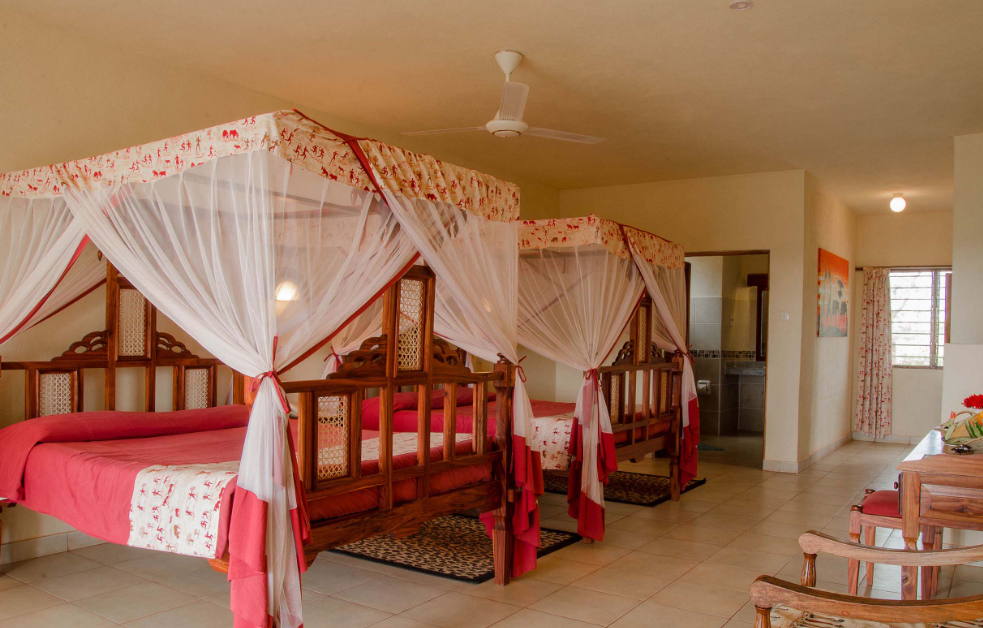 Voi Wildlife Lodge Room