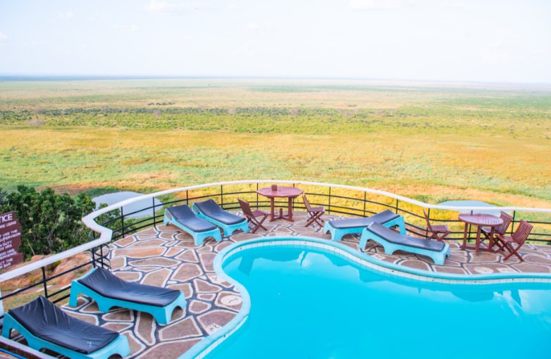 Voi Safari Lodge Swimming pool